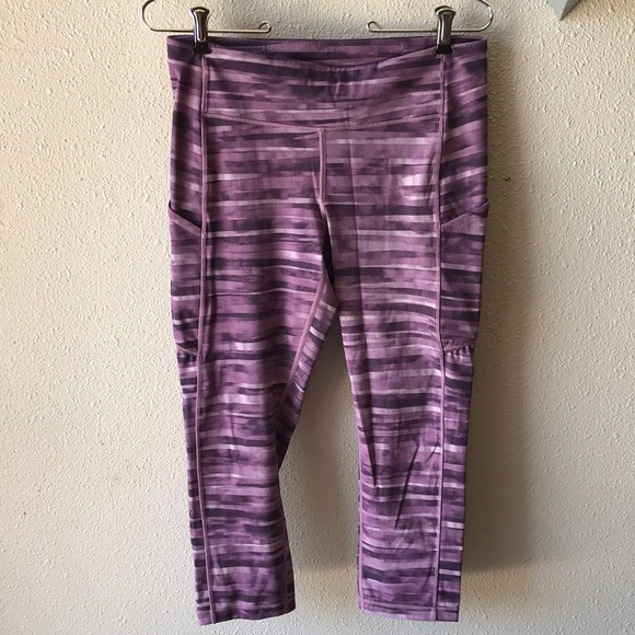 Lululemon Speed Up Crop Shadowed Smoked Mulberry 8 - Picture 1 of 7